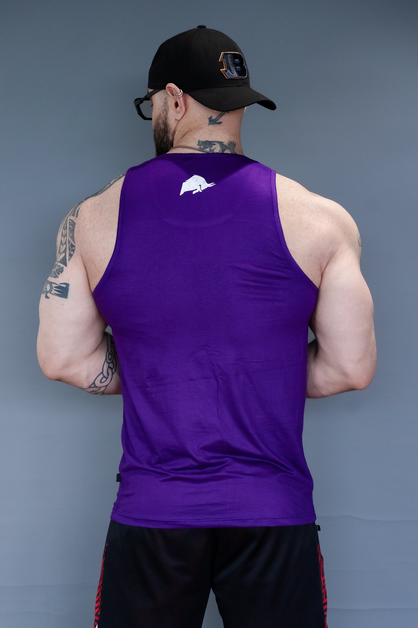 WILDS FLAME TANK IN PURPLE