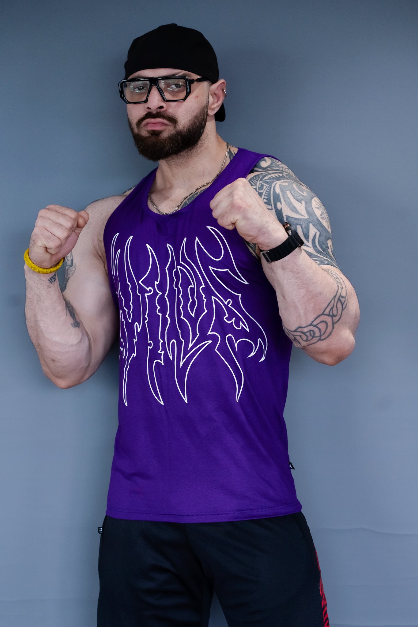 WILDS FLAME TANK IN PURPLE