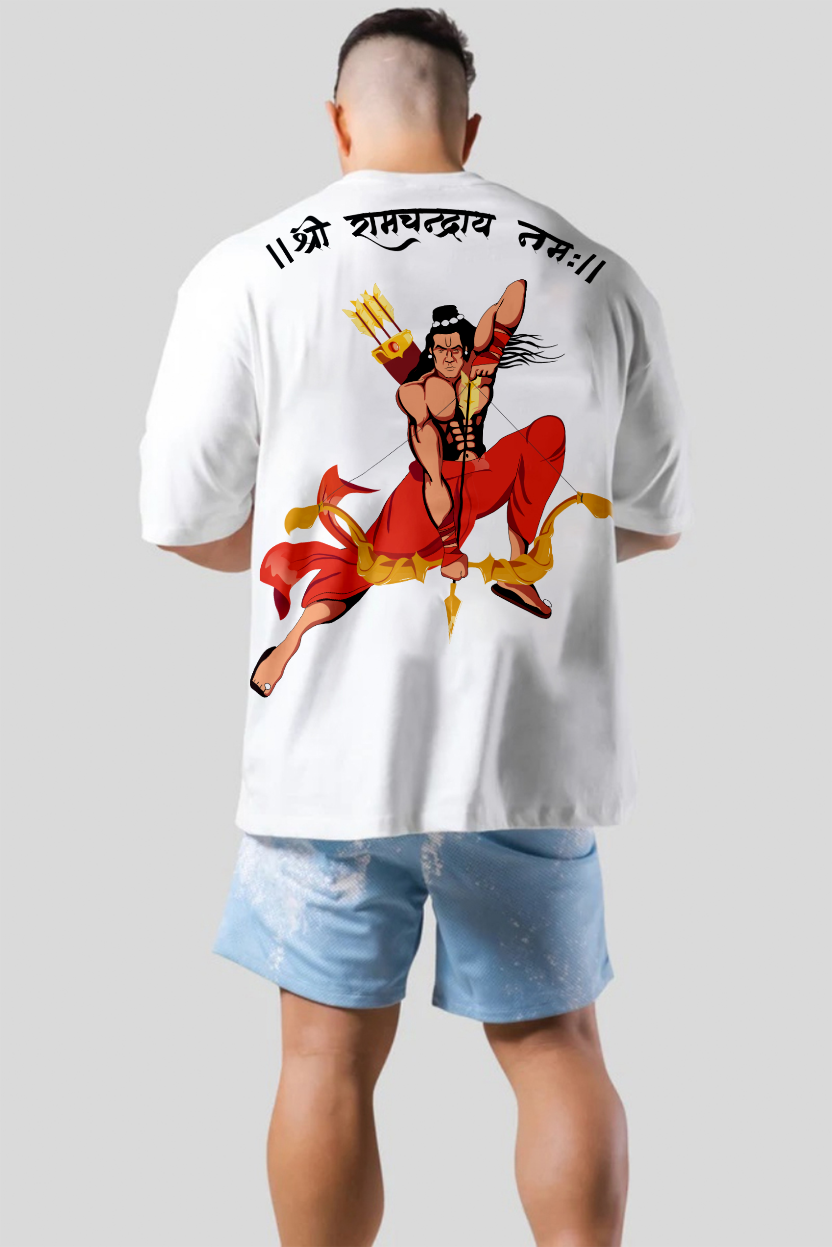 The Supreme Lord Rama Oversized T-shirt (BLACK) S