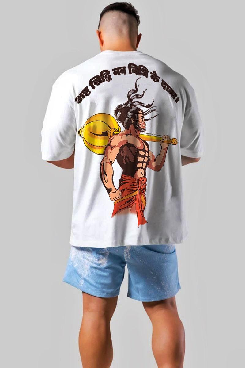THE SON OF ANJANA LORD HANUMAN Oversized T-shirt - THEWILDVERVE