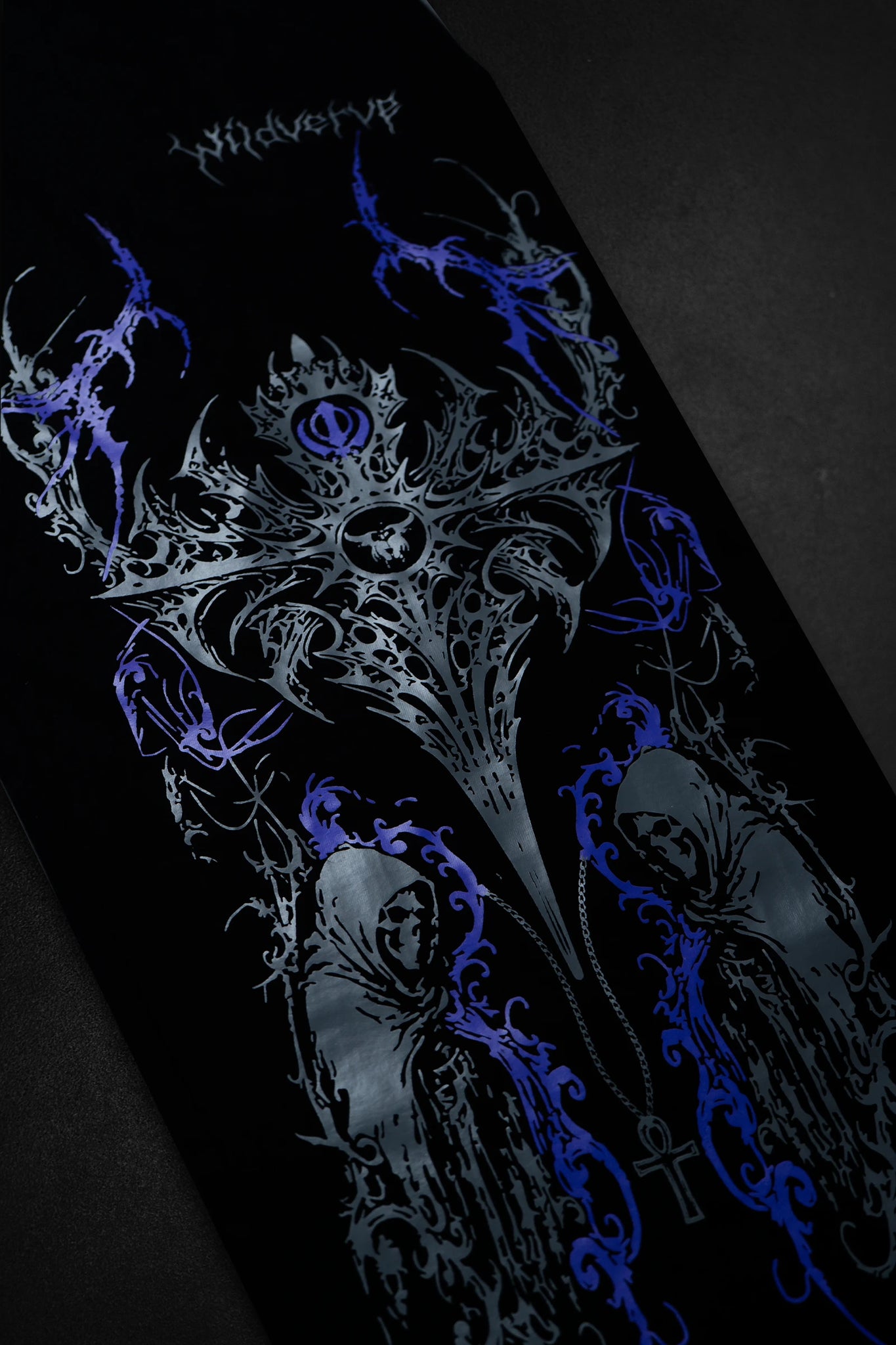 WILDVERVE NIGHT REIGN SWEATPANTS (BLACK PURPLE)