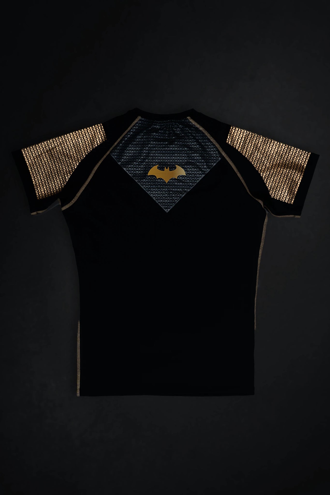 DARK KNIGHT GOLD COMPRESSION TEE
