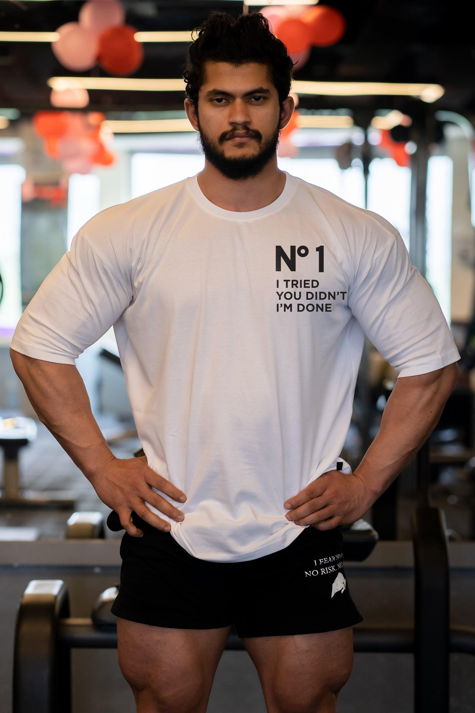 TEAM WILD VERVE N1 OVERSIZED T-SHIRT (WHITE) - THEWILDVERVE