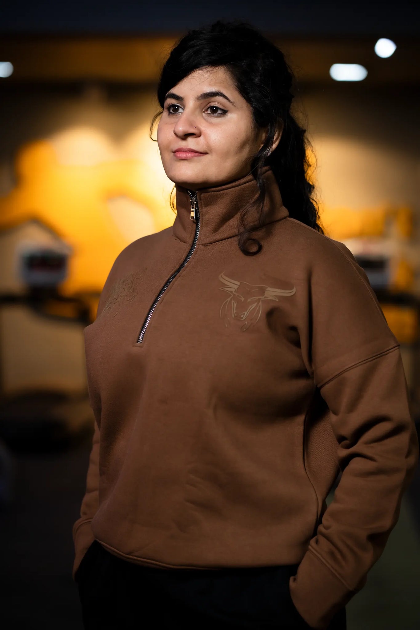WILD VERVE TERRA FLEECE HALF ZIPPER