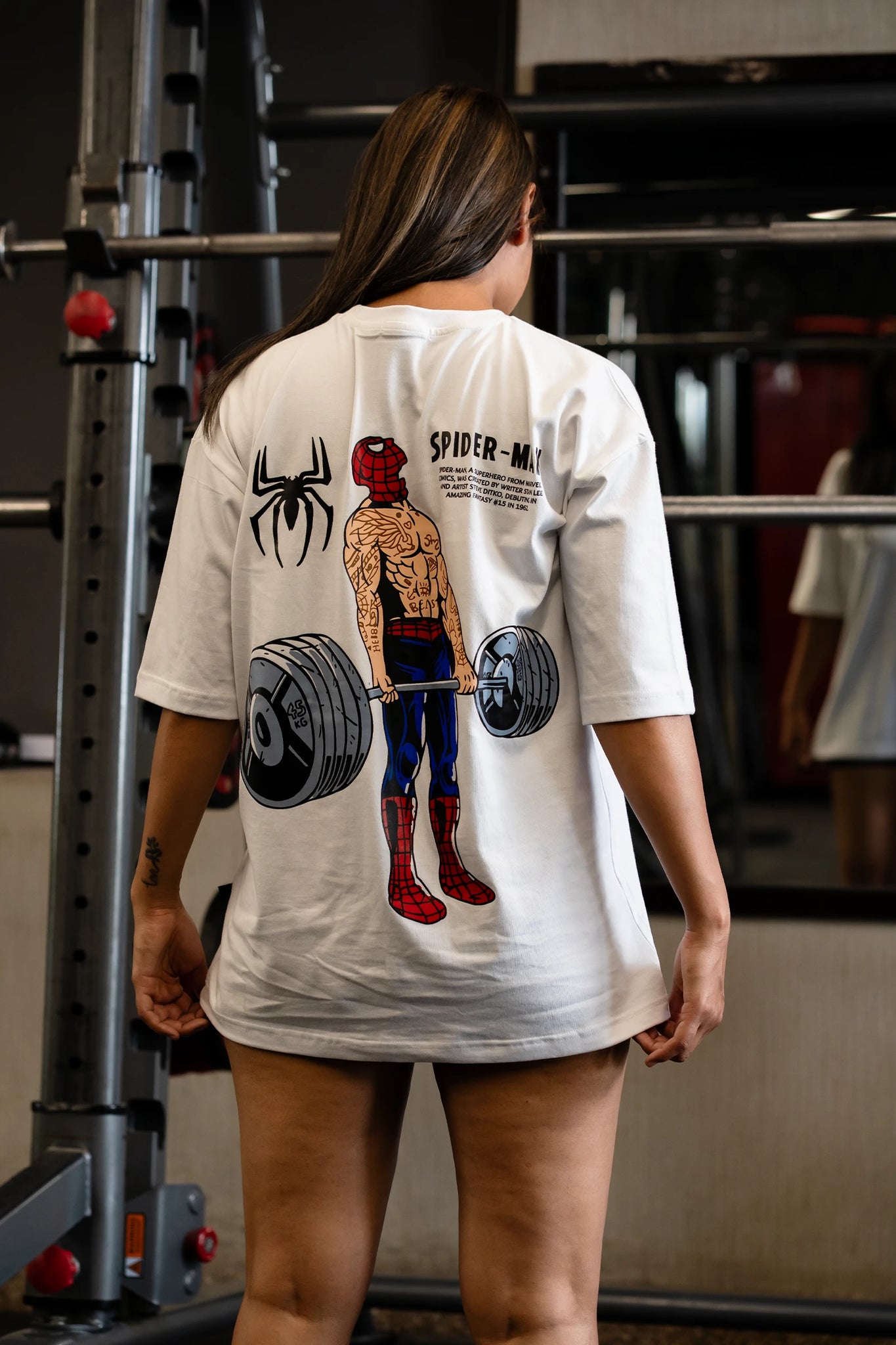 SPIDEY DEADLIFT OVERSIZED T-SHIRT