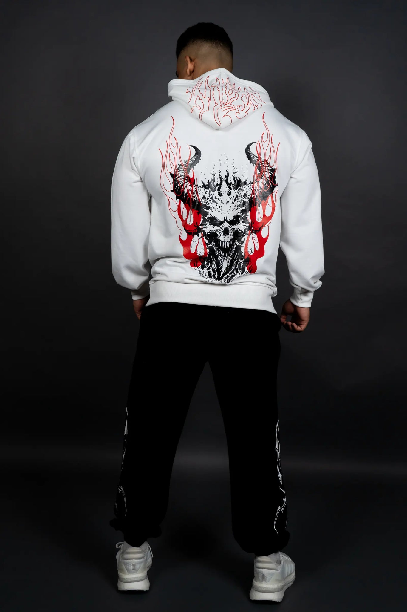 Off white hoodie skull shop