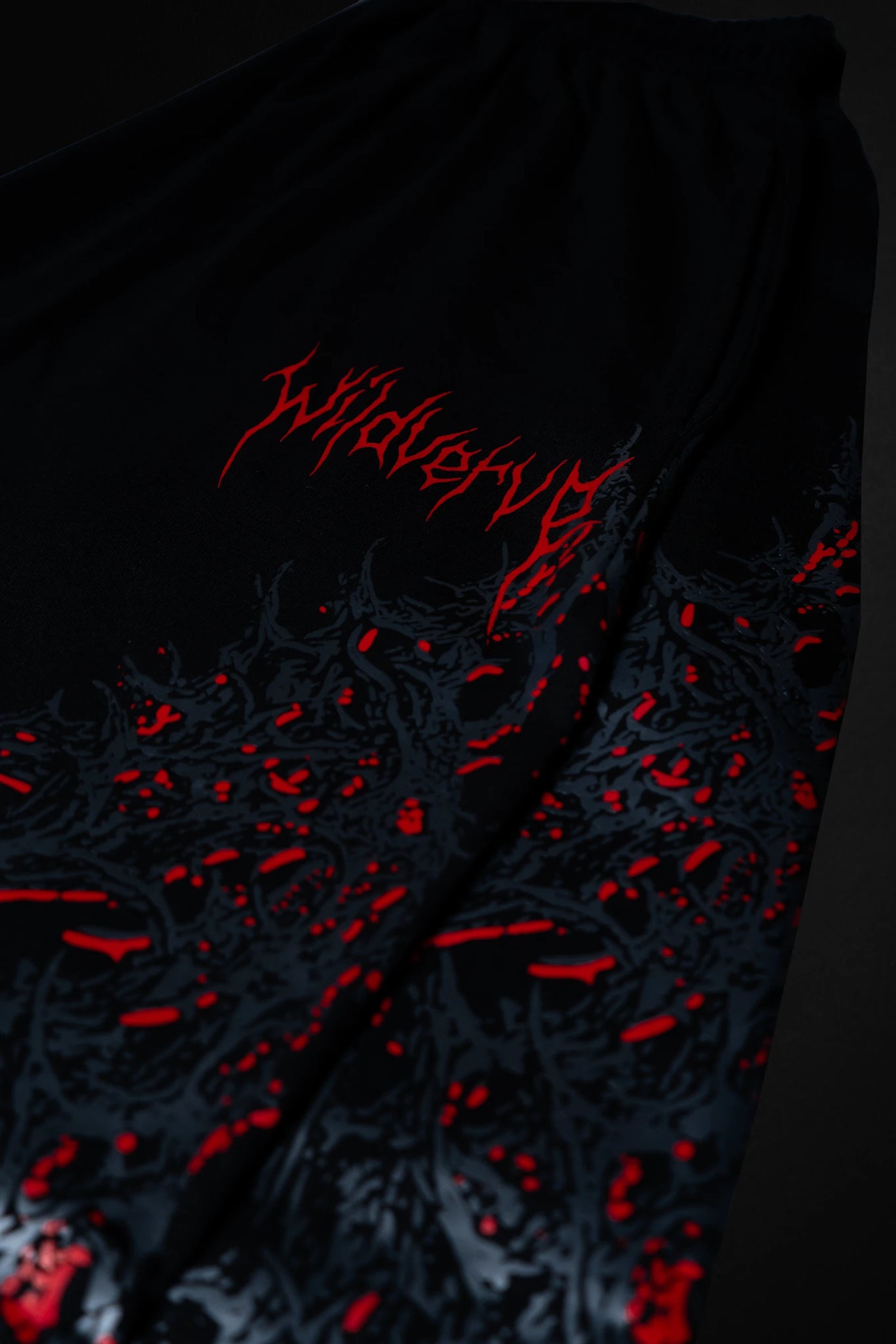 WILDVERVE BLOODFORGED SWEATPANTS (BLACK RED)