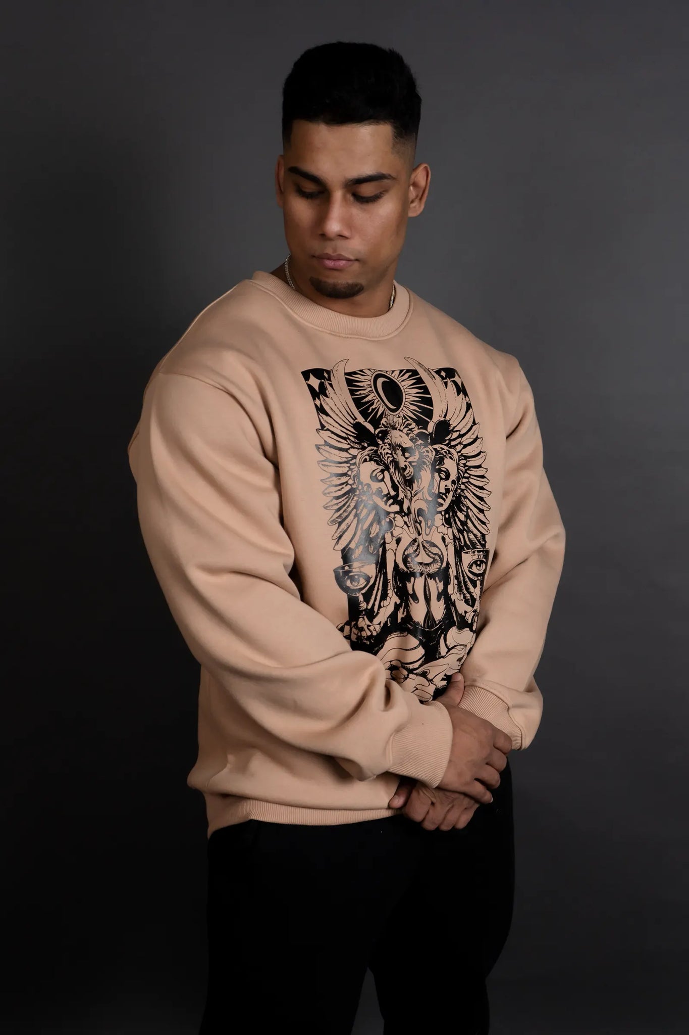 DEVIL'S PRIDE SWEATSHIRT (BEIGE)