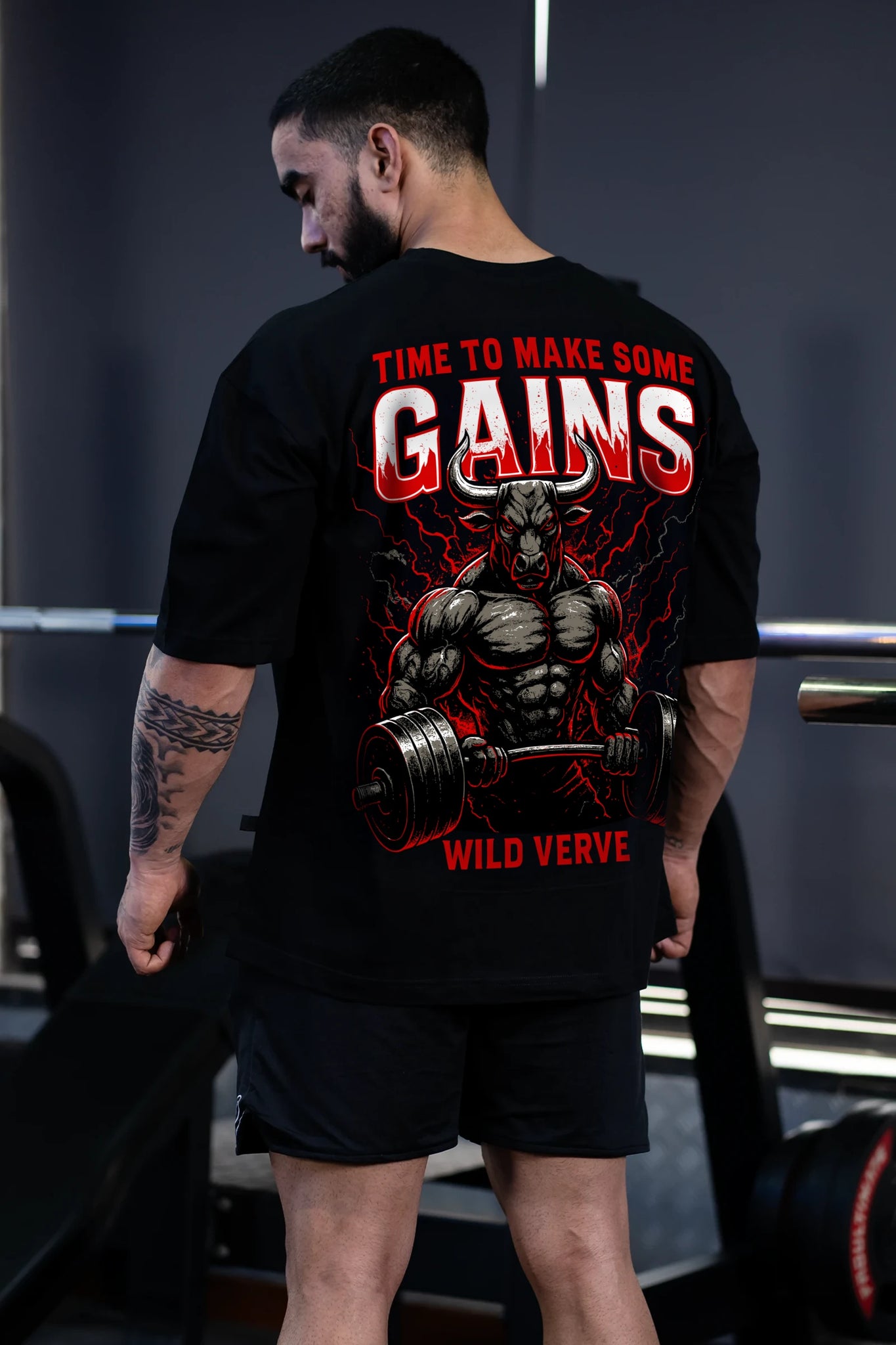 TIME TO MAKE SOME GAINS OVERSIZED T-SHIRT