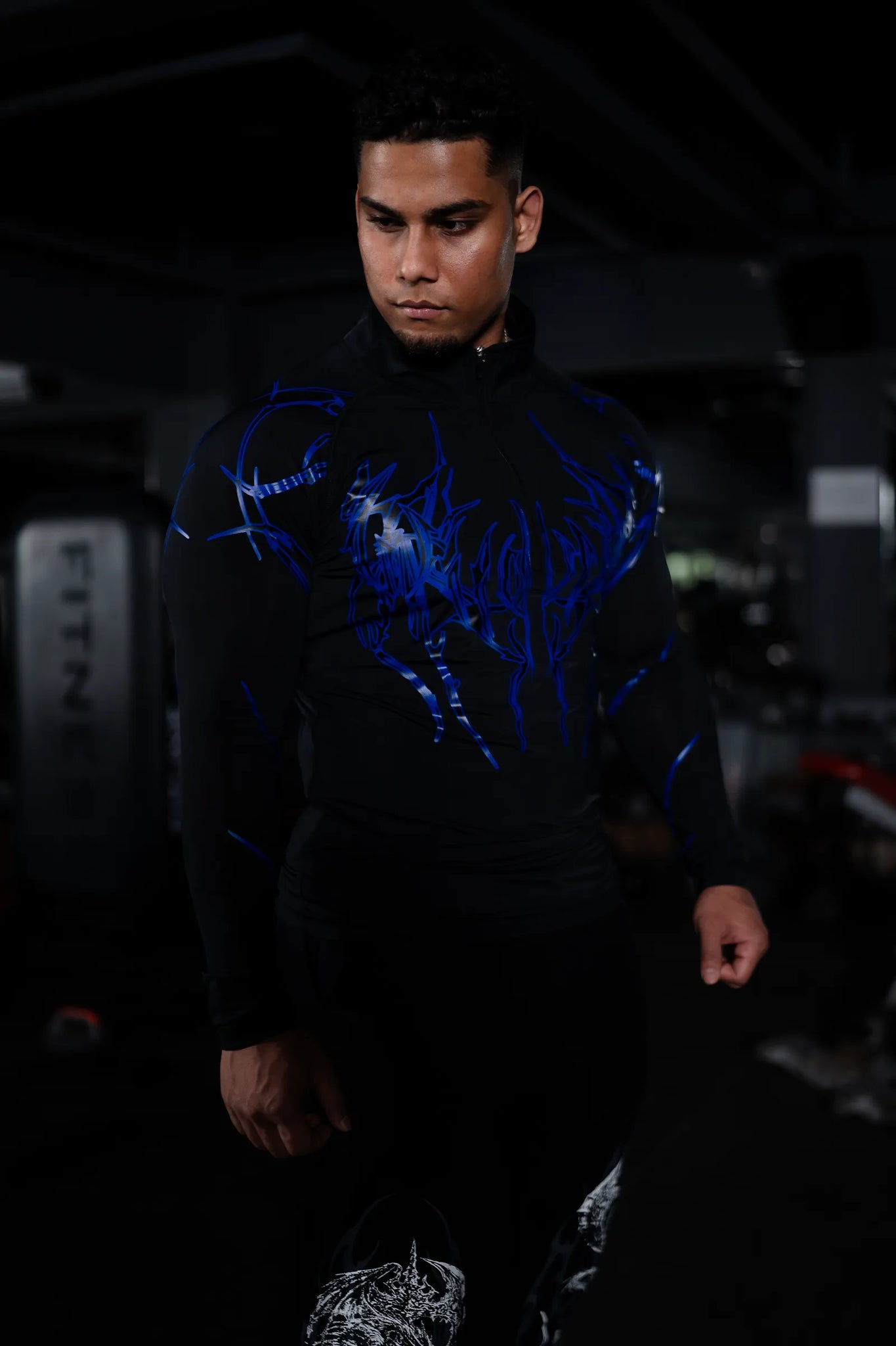 DARK ECLIPSE QUARTER-ZIP COMPRESSION (PHANTOM BLUE)