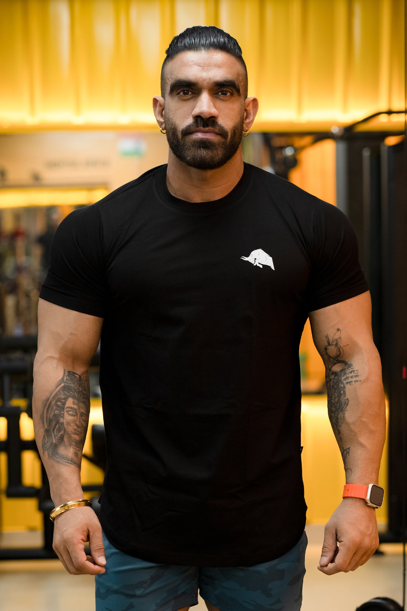 Signature Bull Athletic T-shirt (Black)