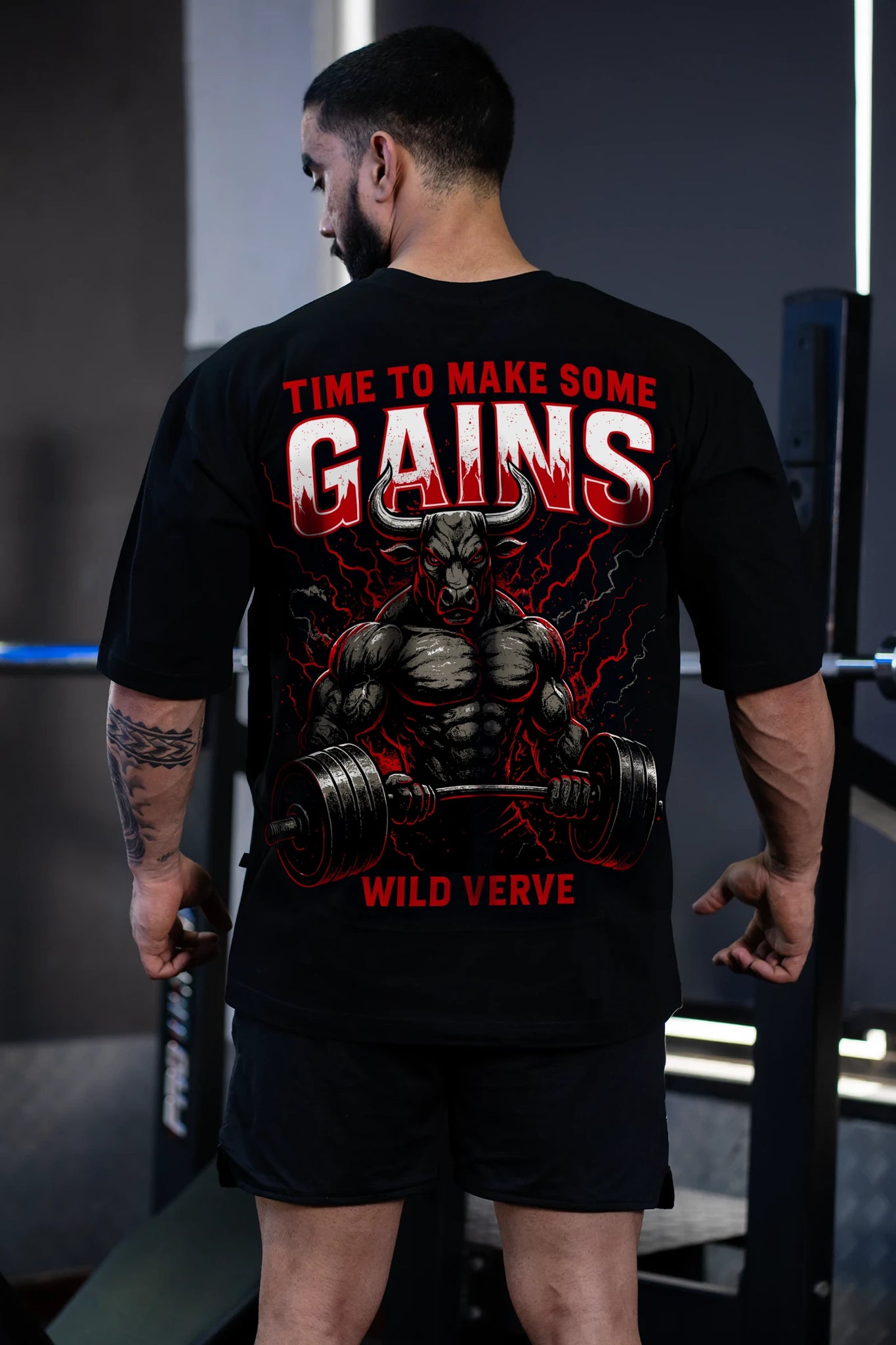 TIME TO MAKE SOME GAINS OVERSIZED T-SHIRT