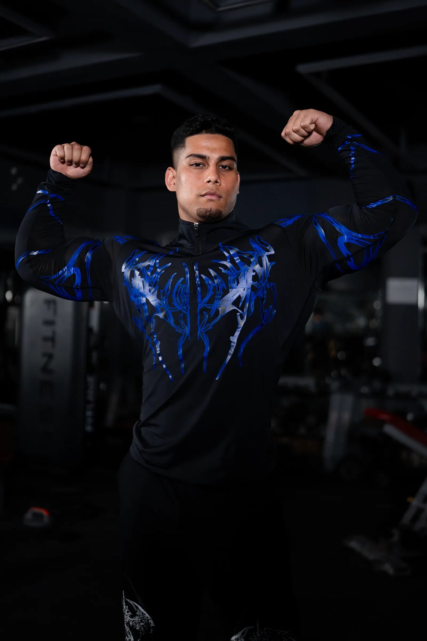 DARK ECLIPSE QUARTER-ZIP COMPRESSION (PHANTOM BLUE)