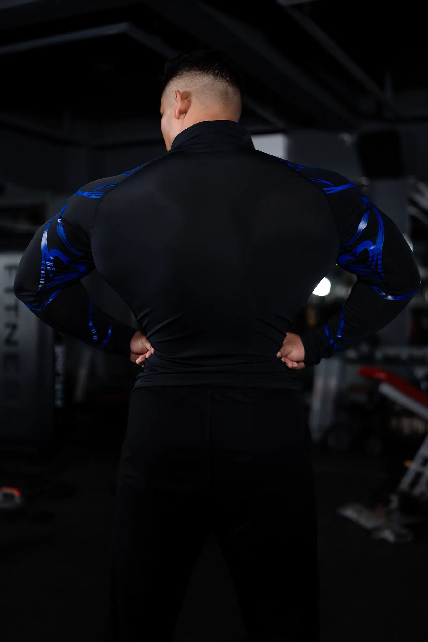 DARK ECLIPSE QUARTER-ZIP COMPRESSION (PHANTOM BLUE)