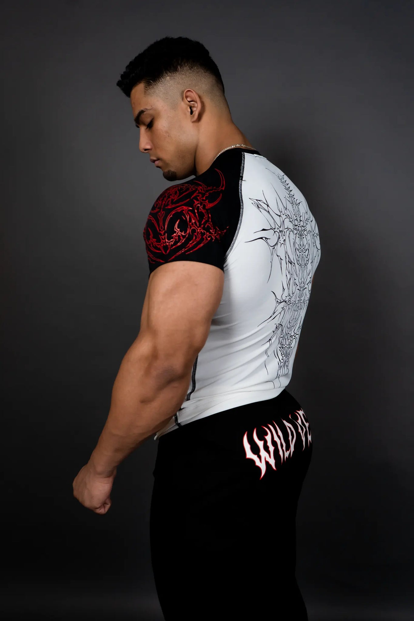 DUAL SURGE COMPRESSION TEE (WHITE)