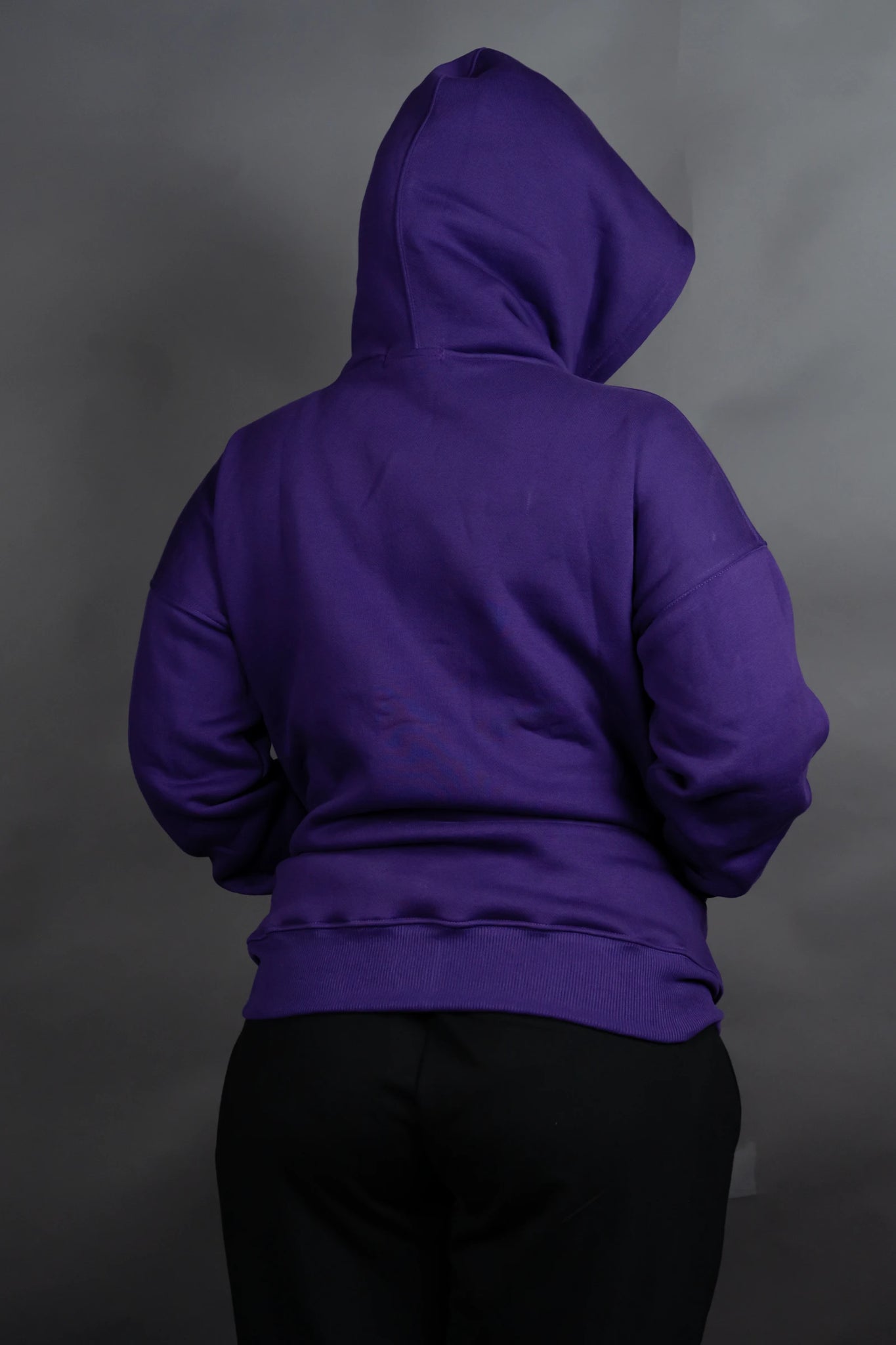 GHOST WARRIOR ZIPPER HOODIE (PURPLE)