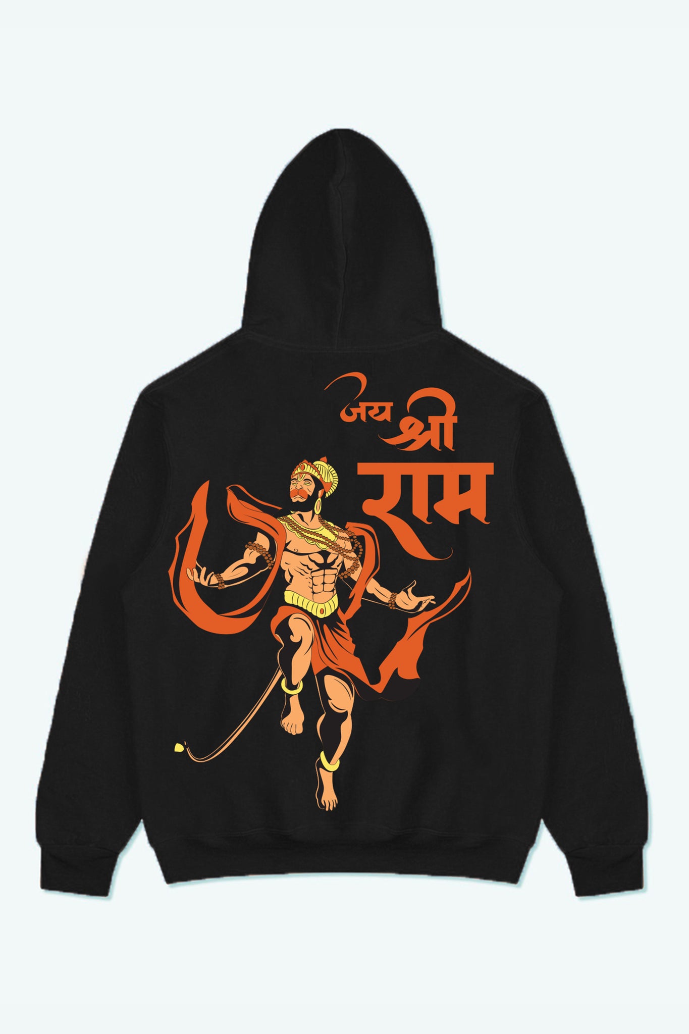 Jai Shree Ram Hanuman Ji Hoodie (BLACK)