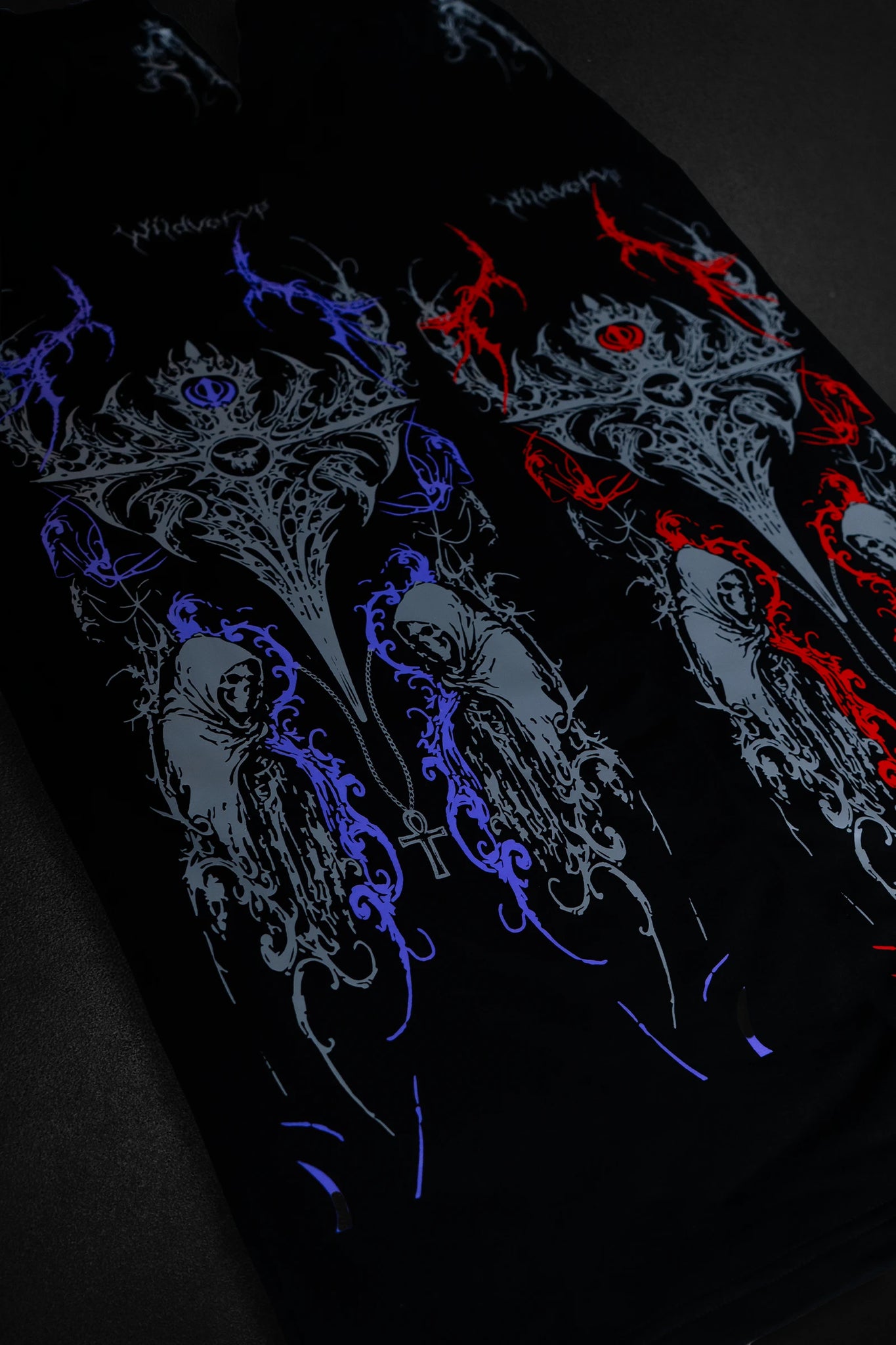 WILDVERVE NIGHT REIGN SWEATPANTS (BLACK PURPLE)