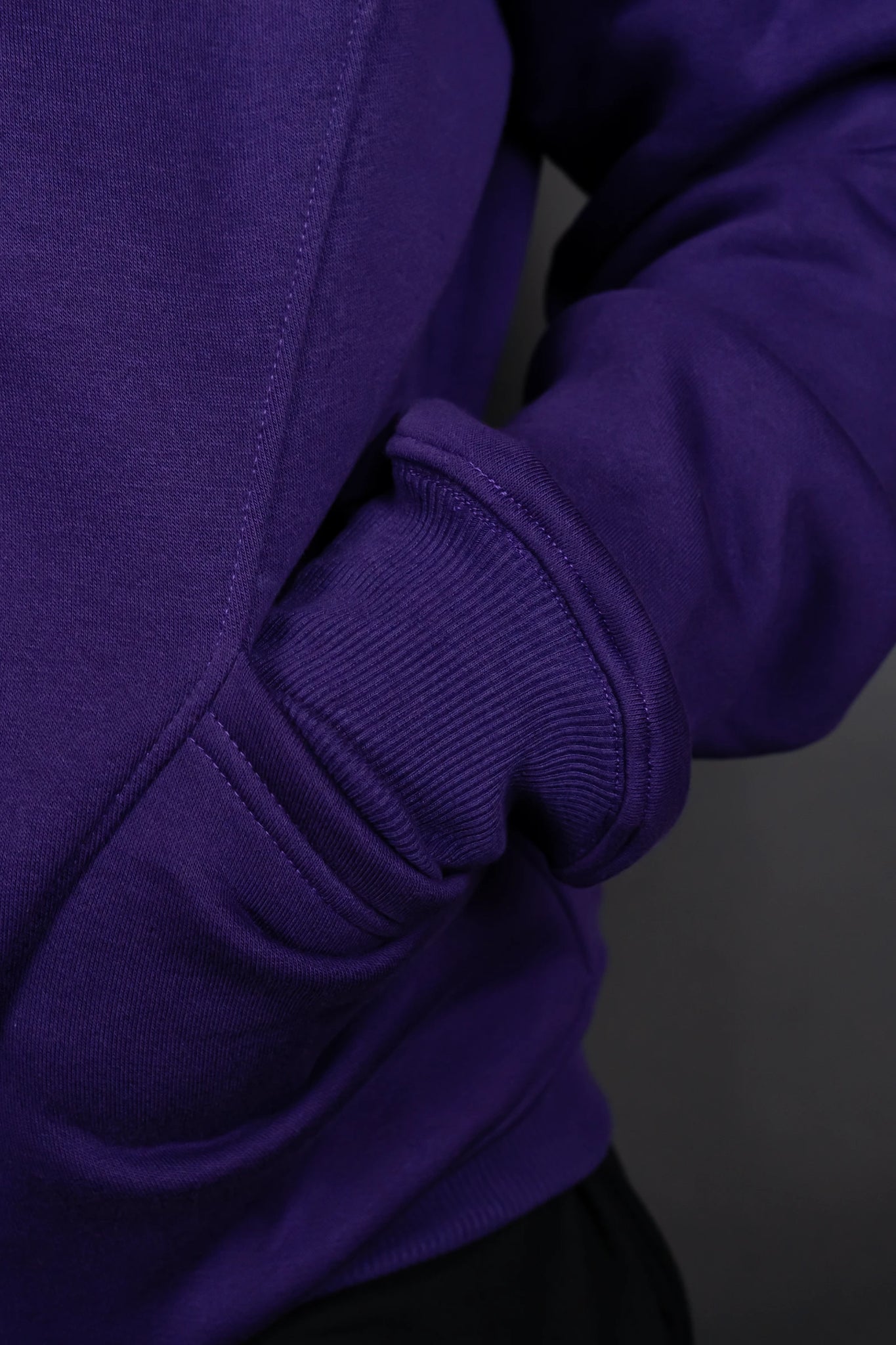 GHOST WARRIOR ZIPPER HOODIE (PURPLE)
