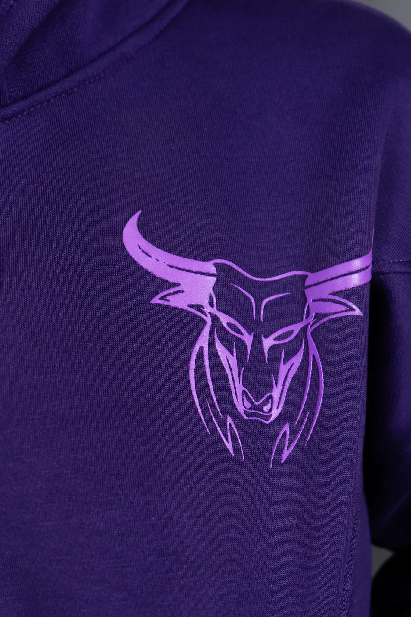 GHOST WARRIOR ZIPPER HOODIE (PURPLE)