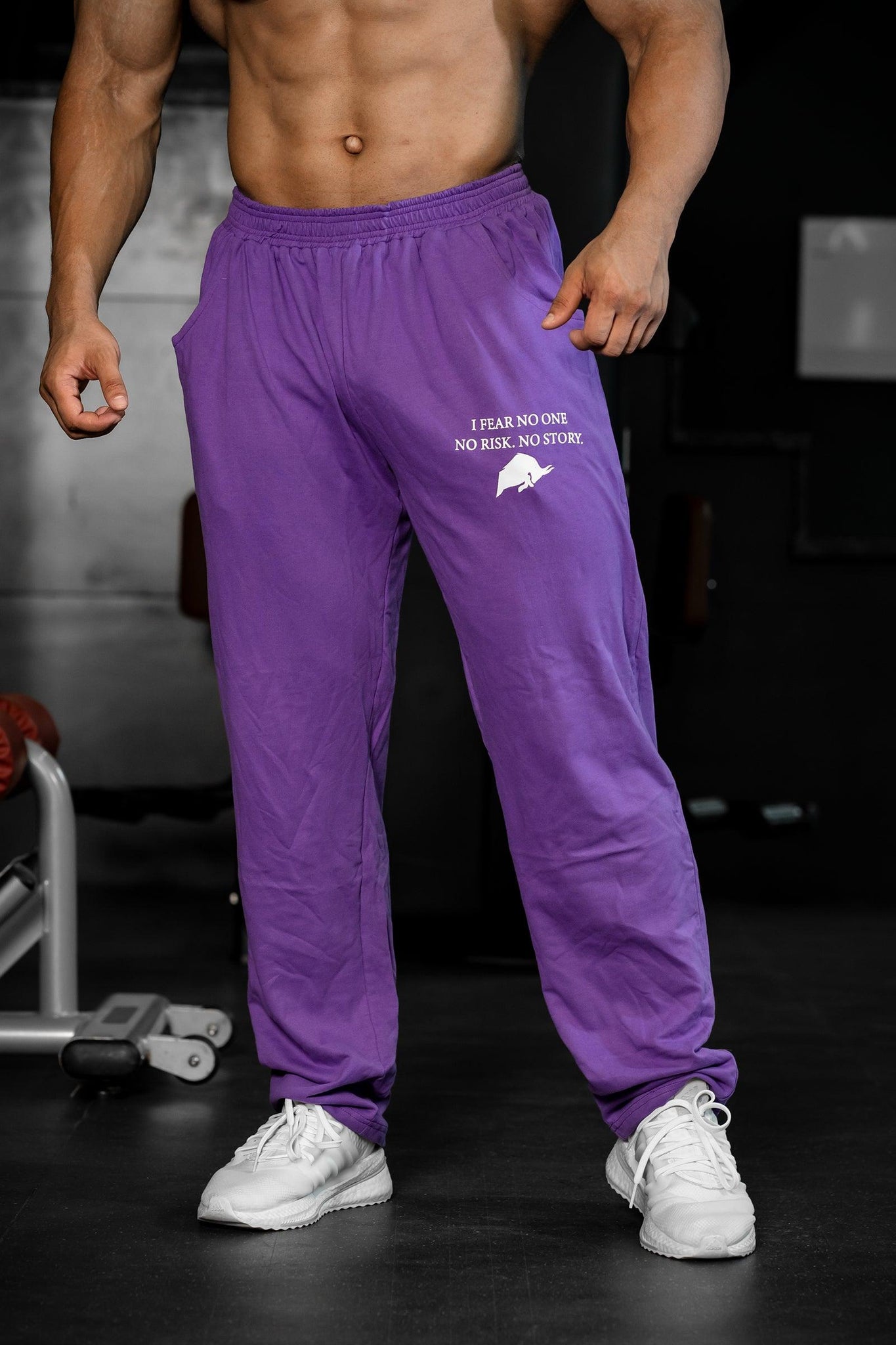 I FEAR NO ONE WILD VERVE JOGGER (PURPLE) - THEWILDVERVE