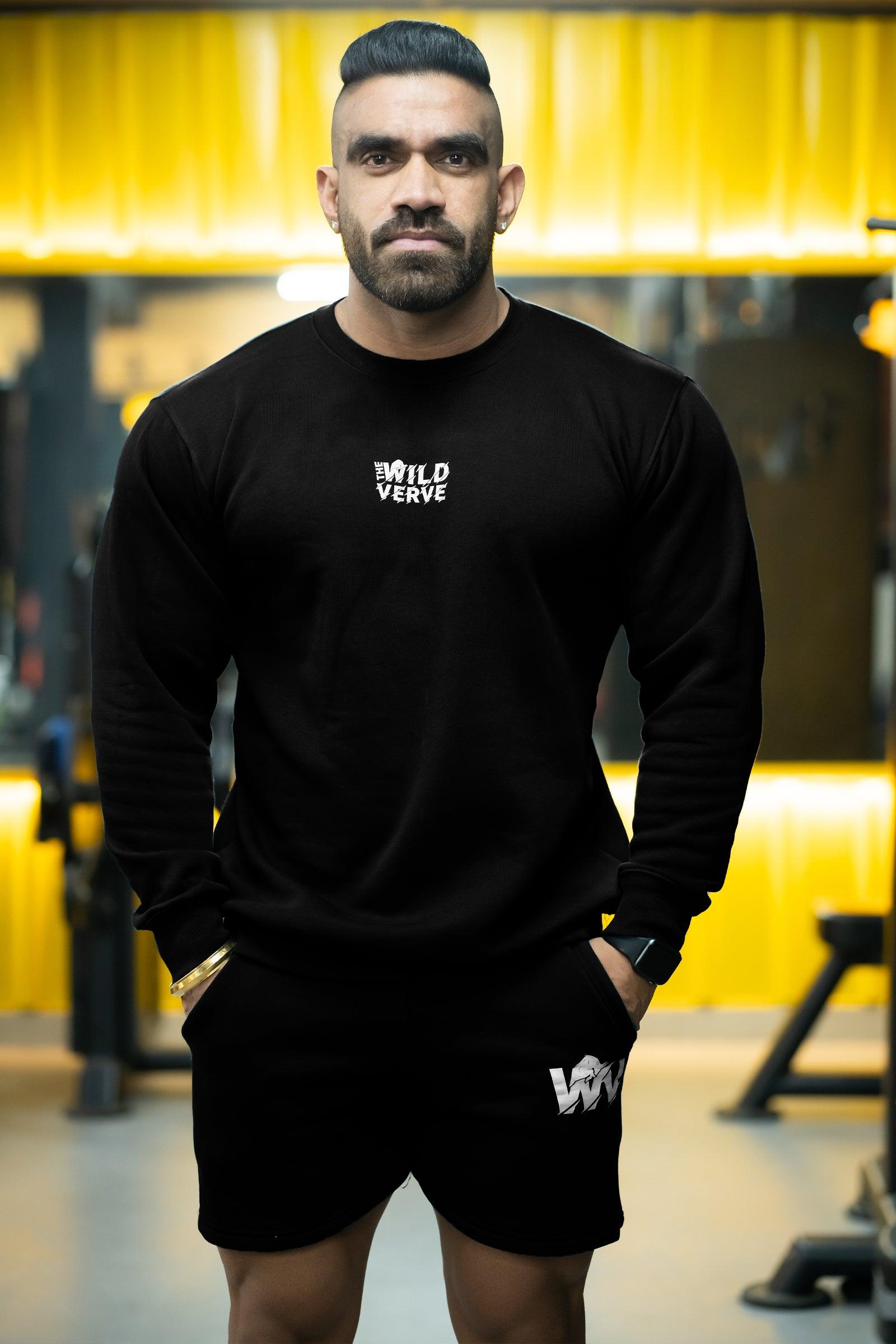 Wild Motion Urban Sweatshirt (BLACK) - THEWILDVERVE