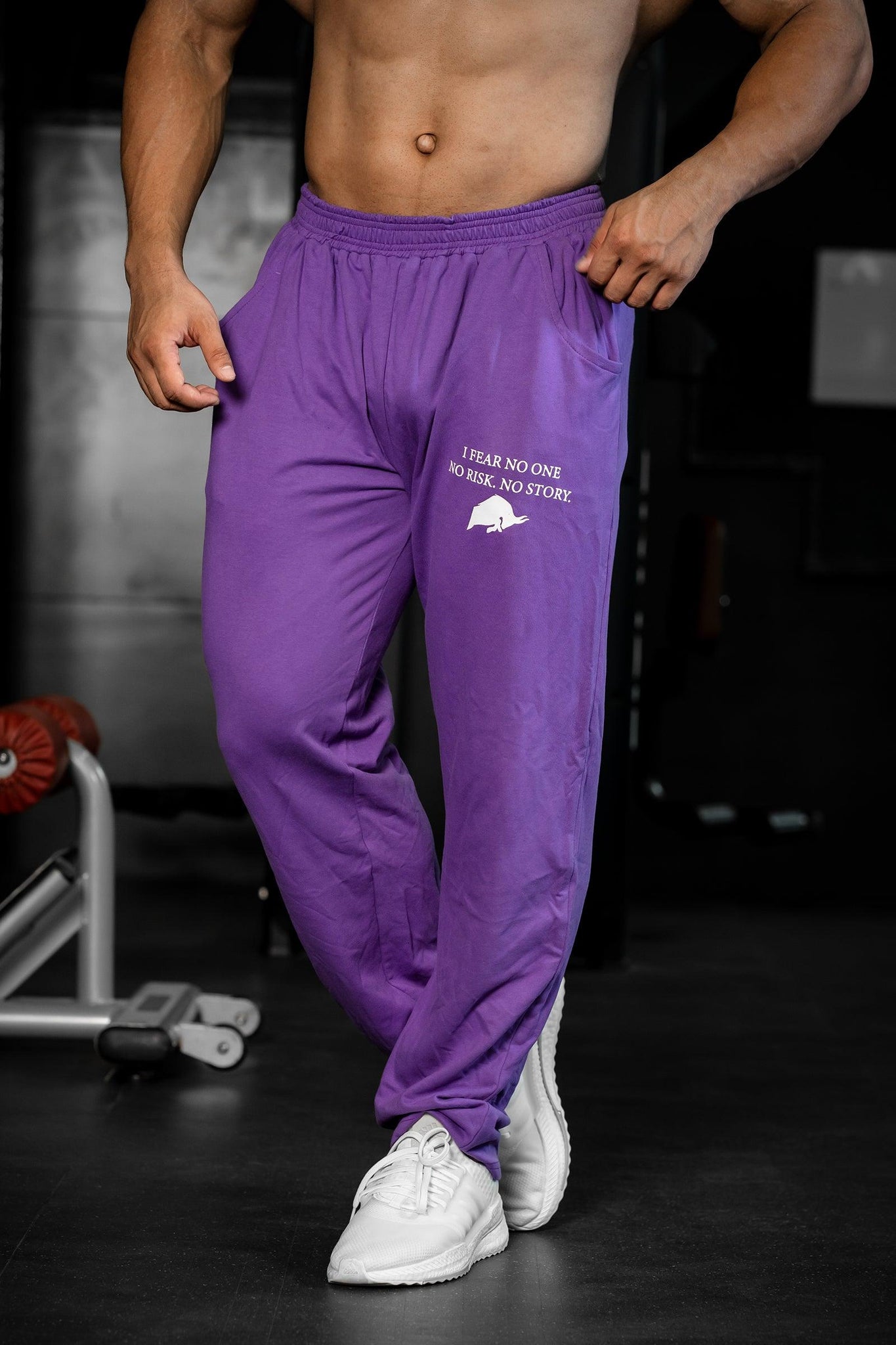 I FEAR NO ONE WILD VERVE JOGGER (PURPLE) - THEWILDVERVE