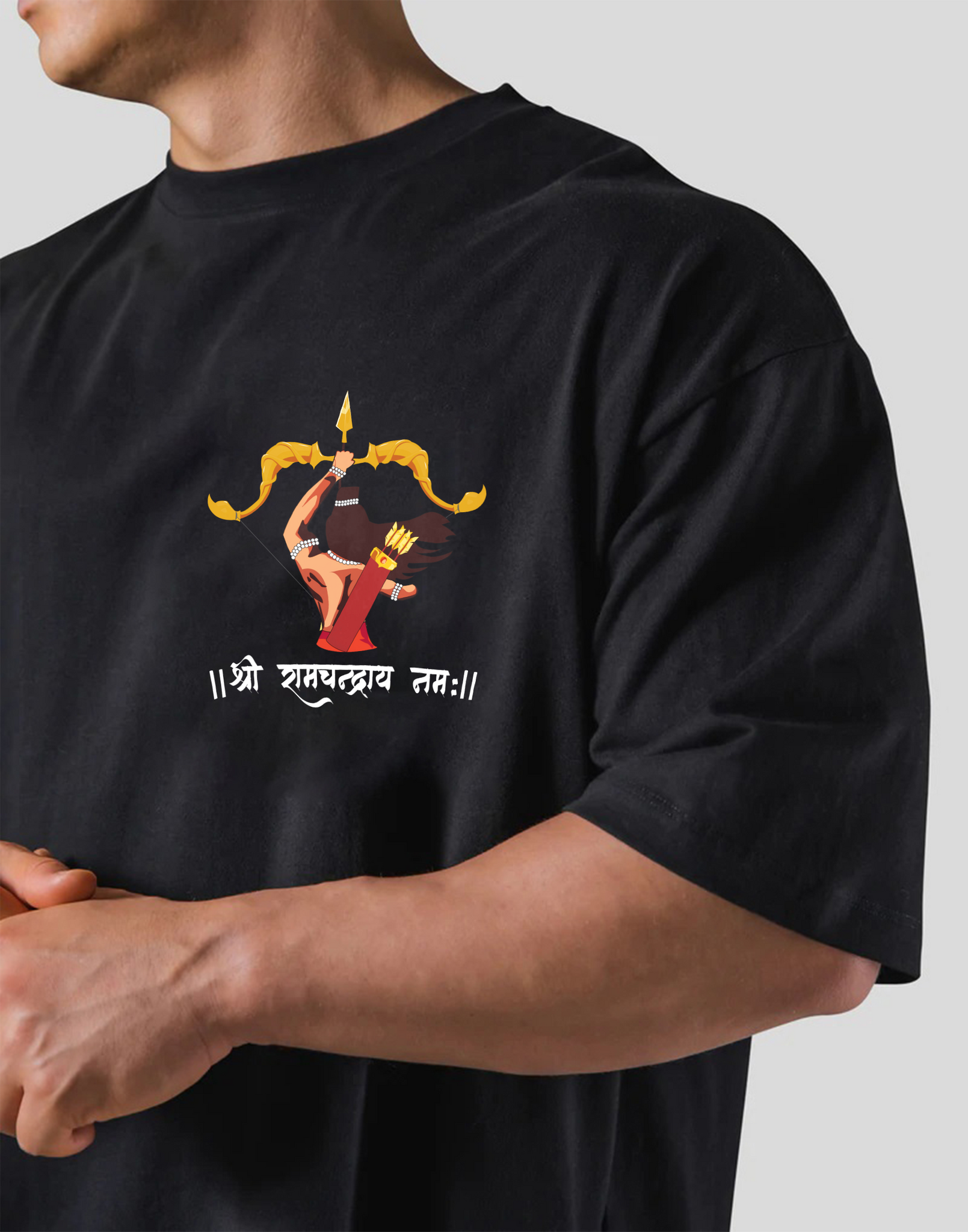 The Supreme Lord Rama Oversized T-shirt (BLACK)