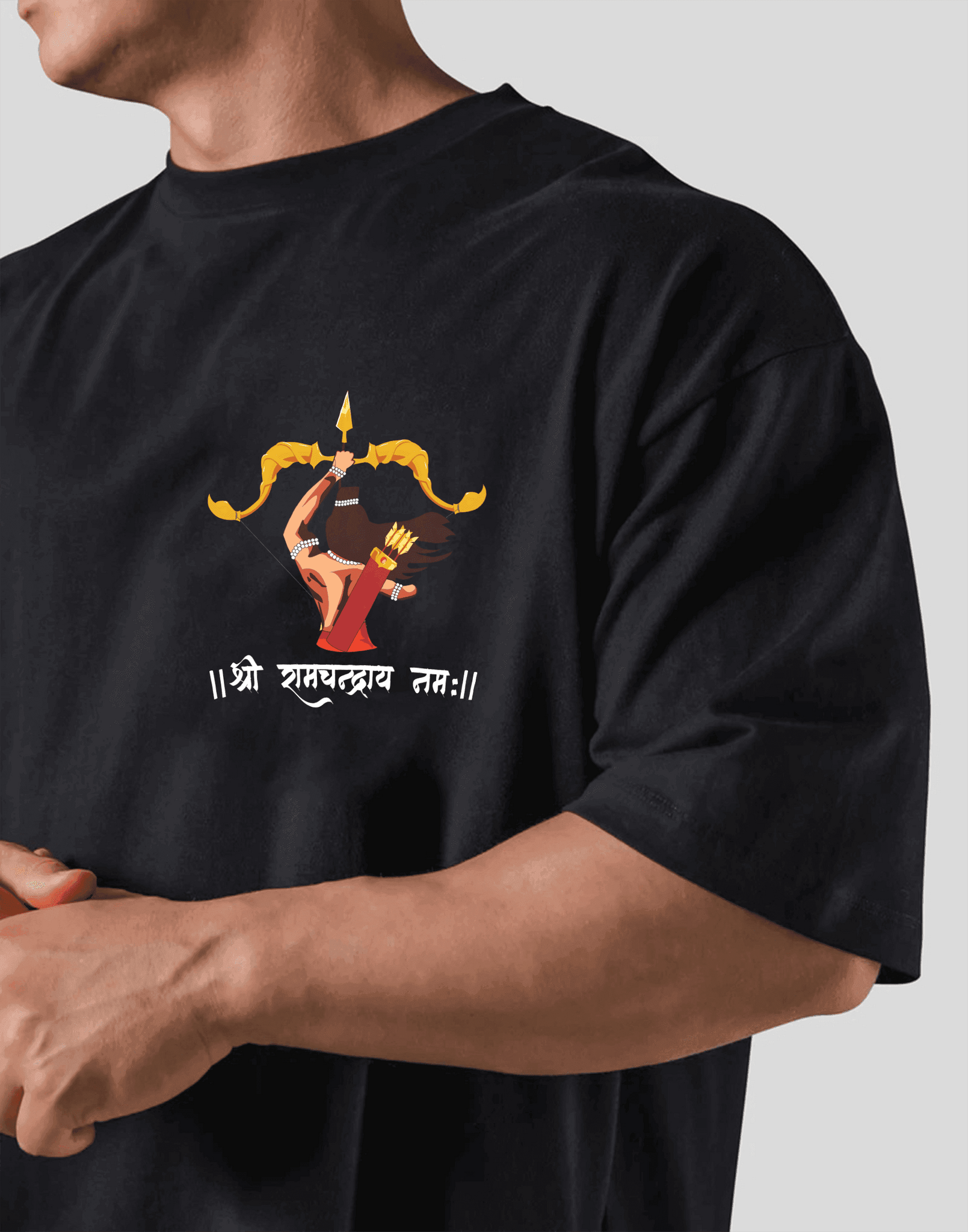 The Supreme Lord Rama Oversized T shirt BLACK