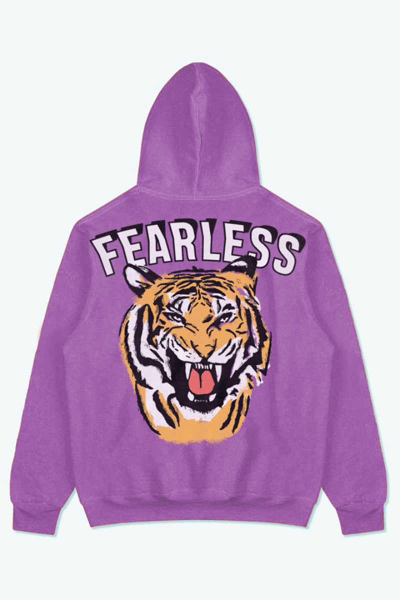 Fearless Roar Oversized Hoodie - THEWILDVERVE