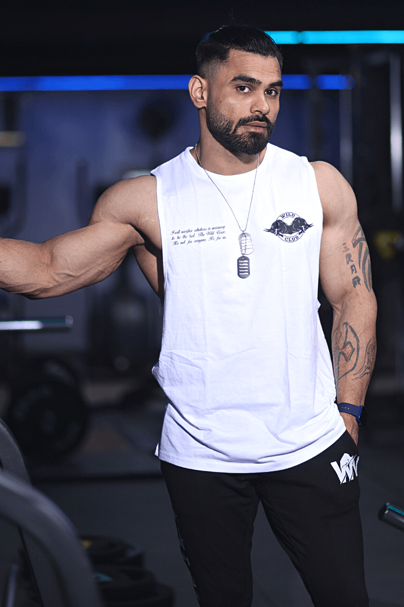 Wild Club Motivation Tank (White) - THEWILDVERVE