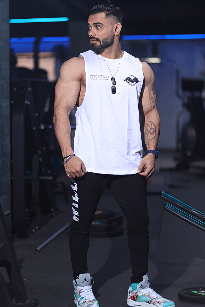 Wild Club Motivation Tank (White) - THEWILDVERVE