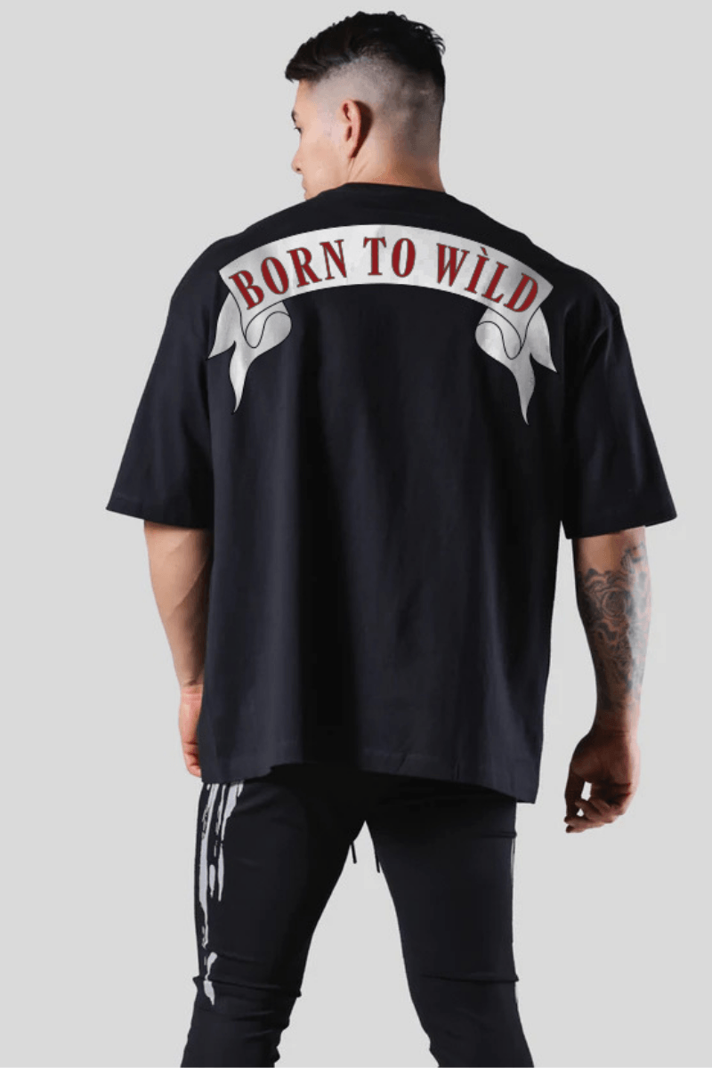 Back ARCH FLAG Oversized T-shirt - THEWILDVERVE