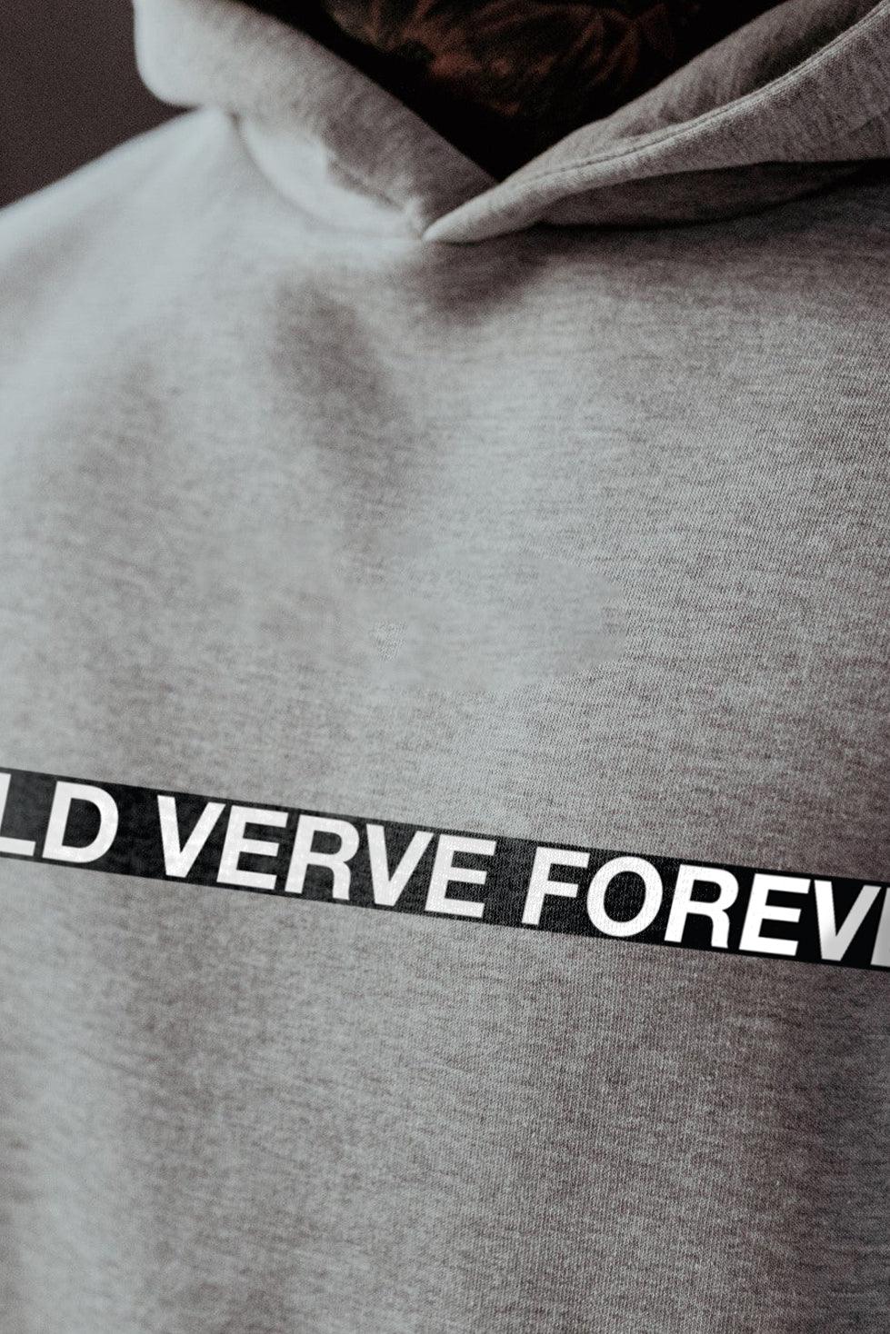 WILD VERVE FOREVER OVERSIZED HOODIE (GREY MELANGE) - THEWILDVERVE