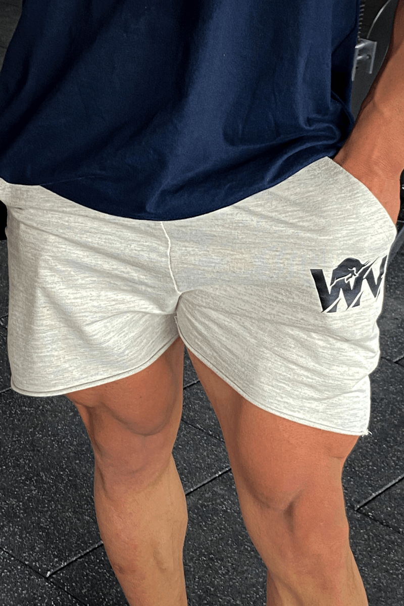 Wild Verve Classic Shorts (Grey Melange) - THEWILDVERVE