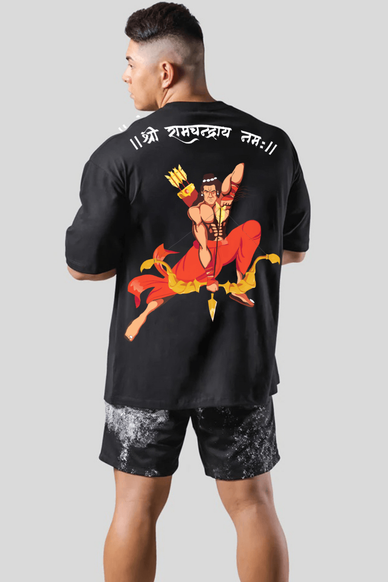 The Supreme Lord Rama Oversized T shirt BLACK