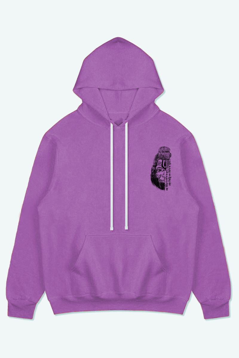 Orange and top purple hoodie